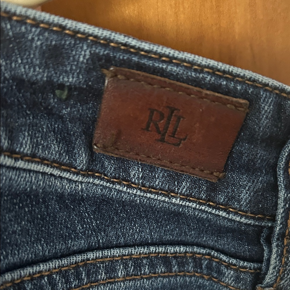 Ralph Lauren Dark Blue Straight Leg Jeans - Picture 5 of 5